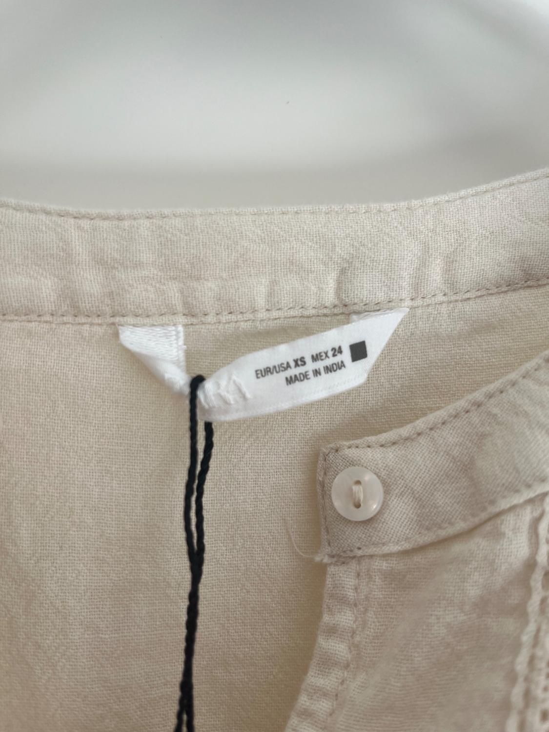 EMBROIDERED DRAWSTRING BLOUSE - Image 4