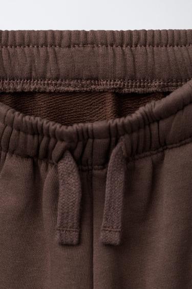 EMBROIDERED ANIMAL NUMBER JOGGERS - Brown by Zara - Image 2