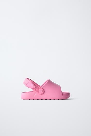 RUBBER SLIDERS - Fuchsia by Zara
