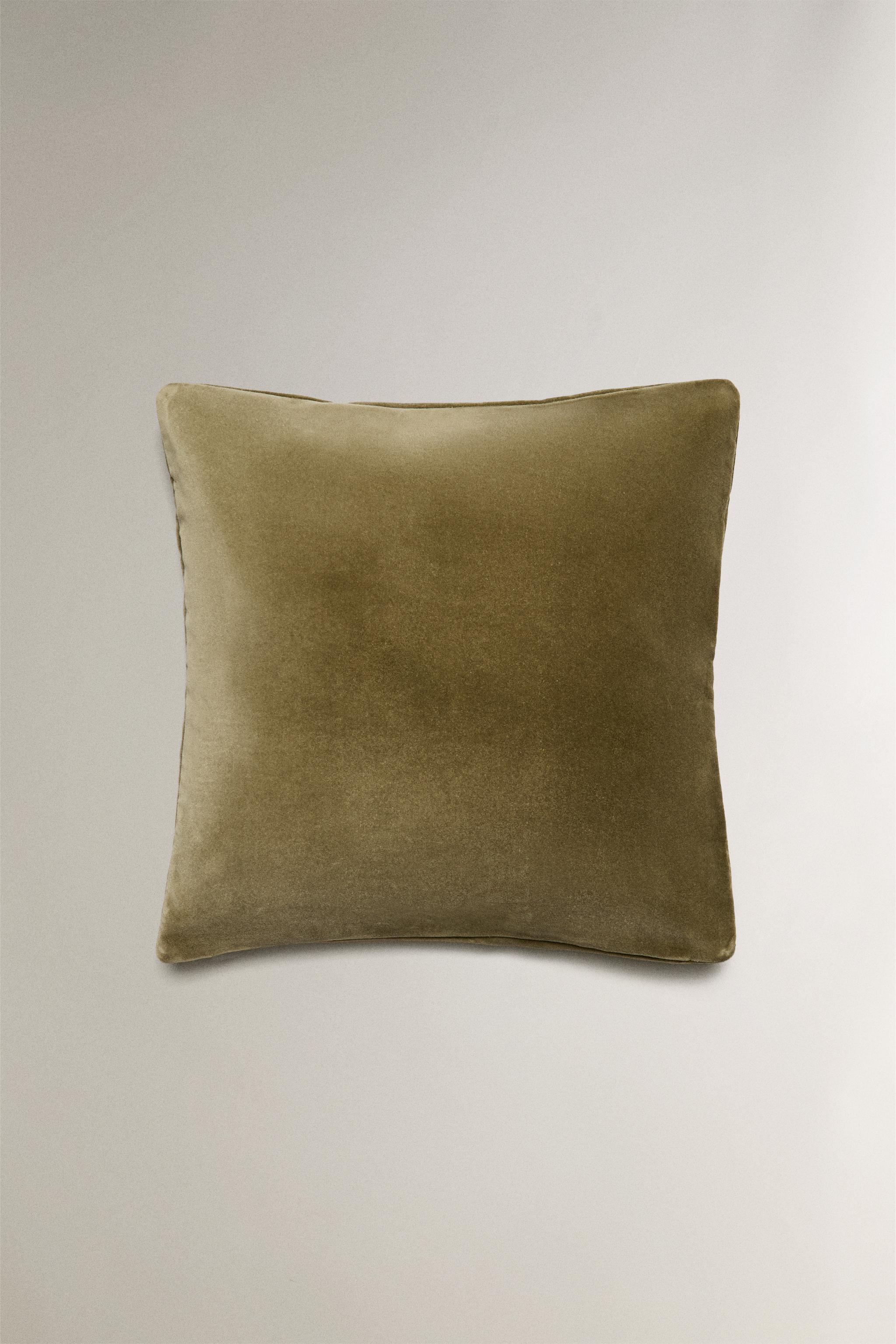 ボーコンセプト　オリーブグリーン ベルベットクッション 45cm ボーコンセプト オリーブグリーン ベルベットクッション 45cm