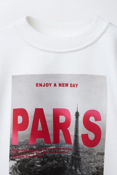 PARIS CITY SWEATSHIRT - Ecru by Zara - Image 2
