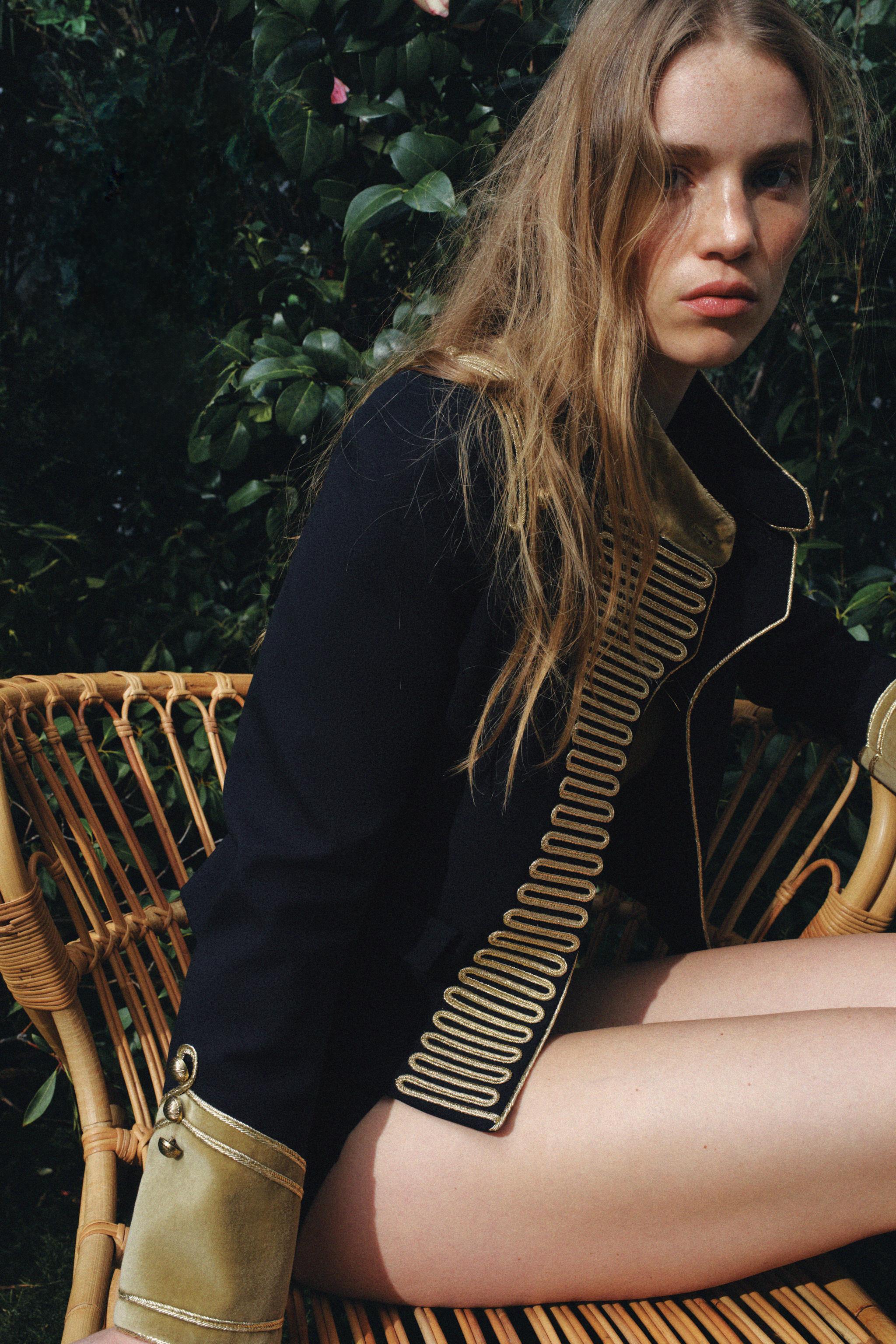 ZW COLLECTION トグルボタンジャケット - ダークネイビーブルー | ZARA