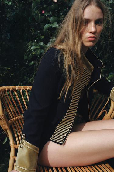 ZW COLLECTION LIMITED EDITION FIREMAN CLASP JACKET - Dark navy by Zara - Image 5