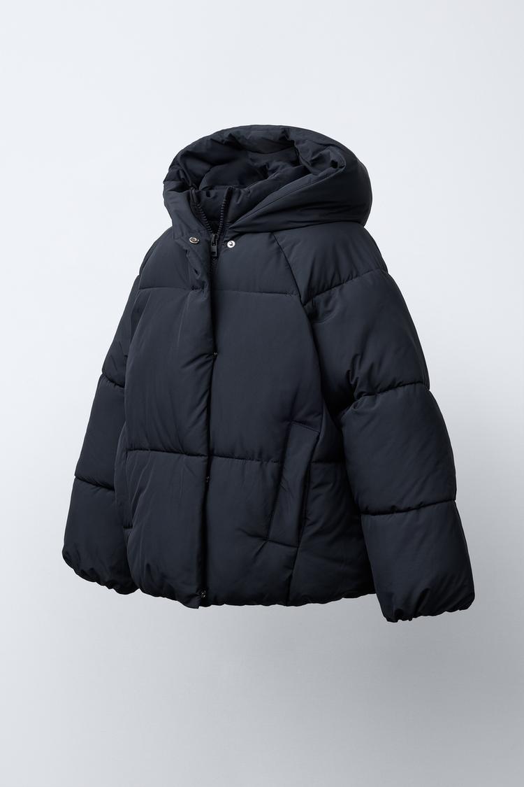HOODED PUFFER JACKET