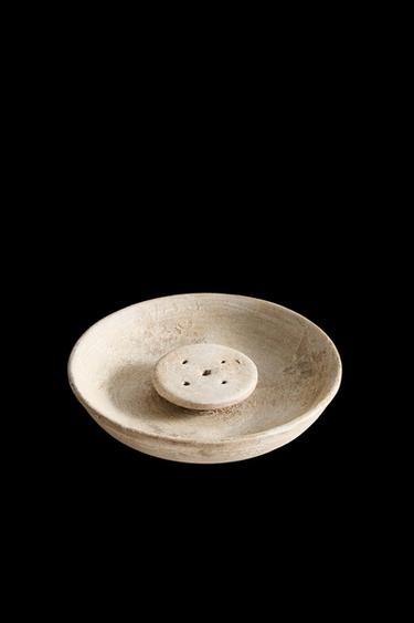 CERAMIC INCENSE BURNER DISH - Mustard by Zara
