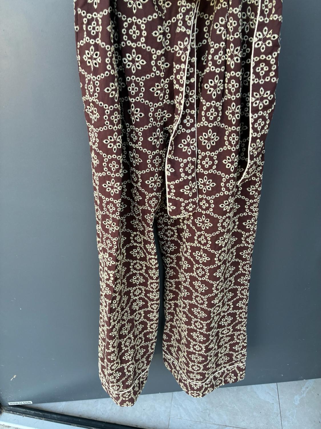 EMBROIDERED JUMPSUIT WITH BELT - Image 3