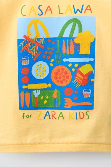 T-SHIRT IMPRIMÉ CASA LAWA X ZARA KIDS - Jaune de Zara - Image 3