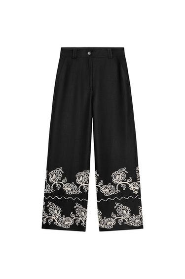 ZW COLLECTION EMBROIDERED CULOTTES