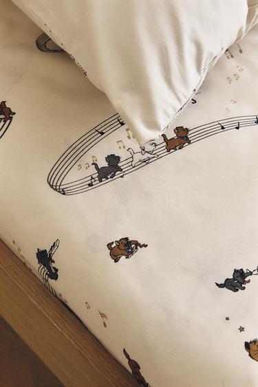 CHILDREN'S CHRISTMAS THE ARISTOCATS ©DISNEY FITTED SHEET - Multicoloured by Zara - Image 4