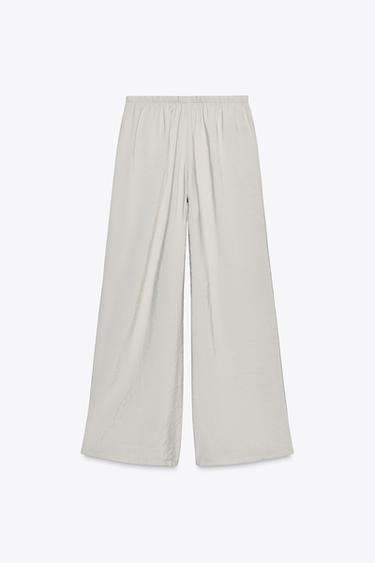 PANTALON FLUIDE PALAZZO - Iceberg de Zara - Image 6