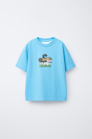 HOT WHEELS ™ MATTEL PRINTED T-SHIRT - Light blue by Zara