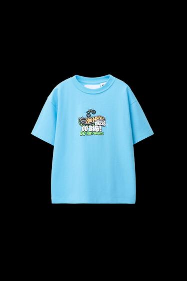 Zara HOT WHEELS ™ MATTEL PRINTED T-SHIRT - Light blue - Image 0