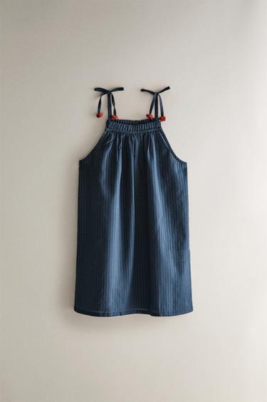 KIDS' BEACH DRESS - Navy blue by Zara