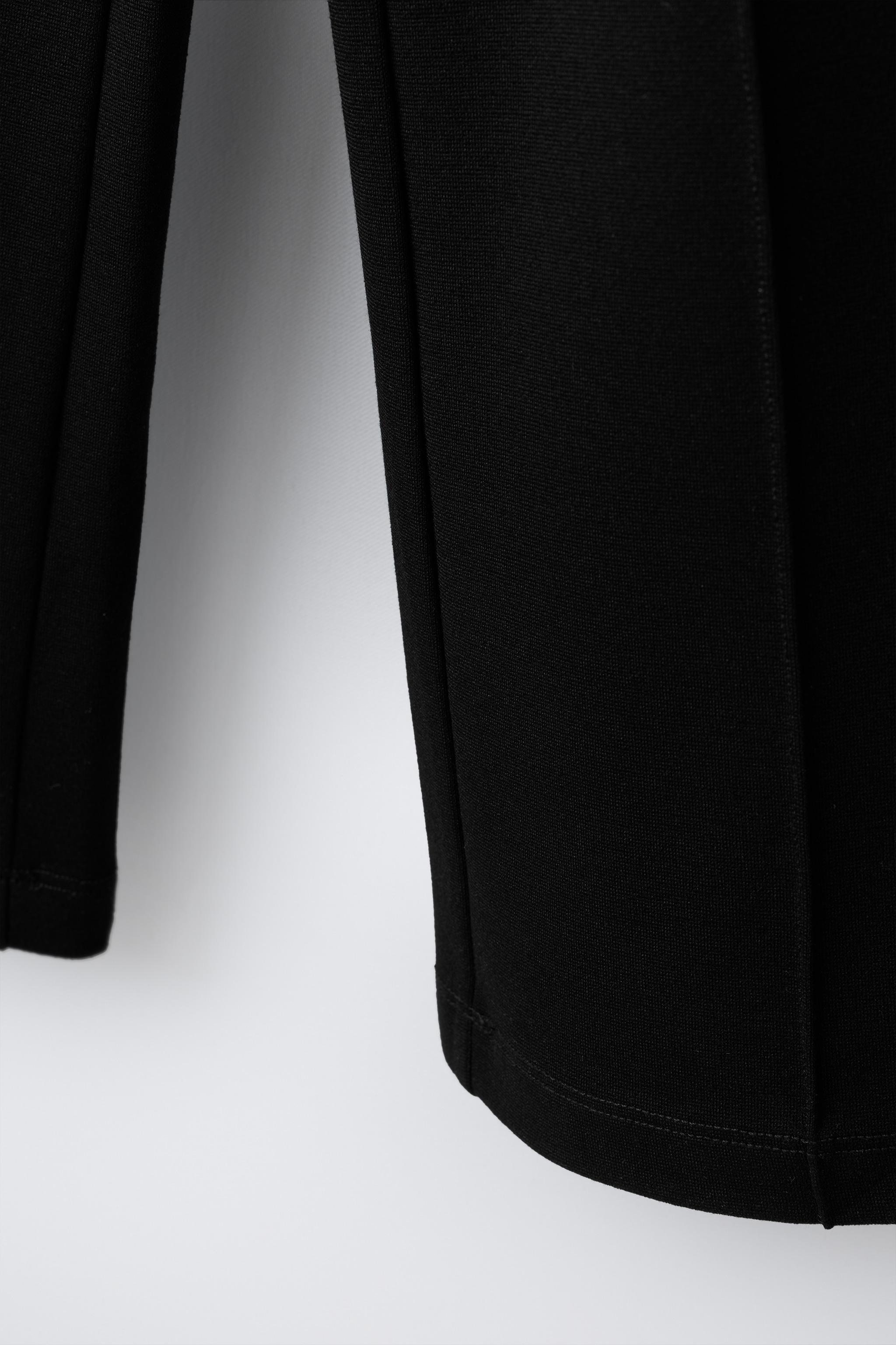 PONTE KNIT WIDE LEG PANTS