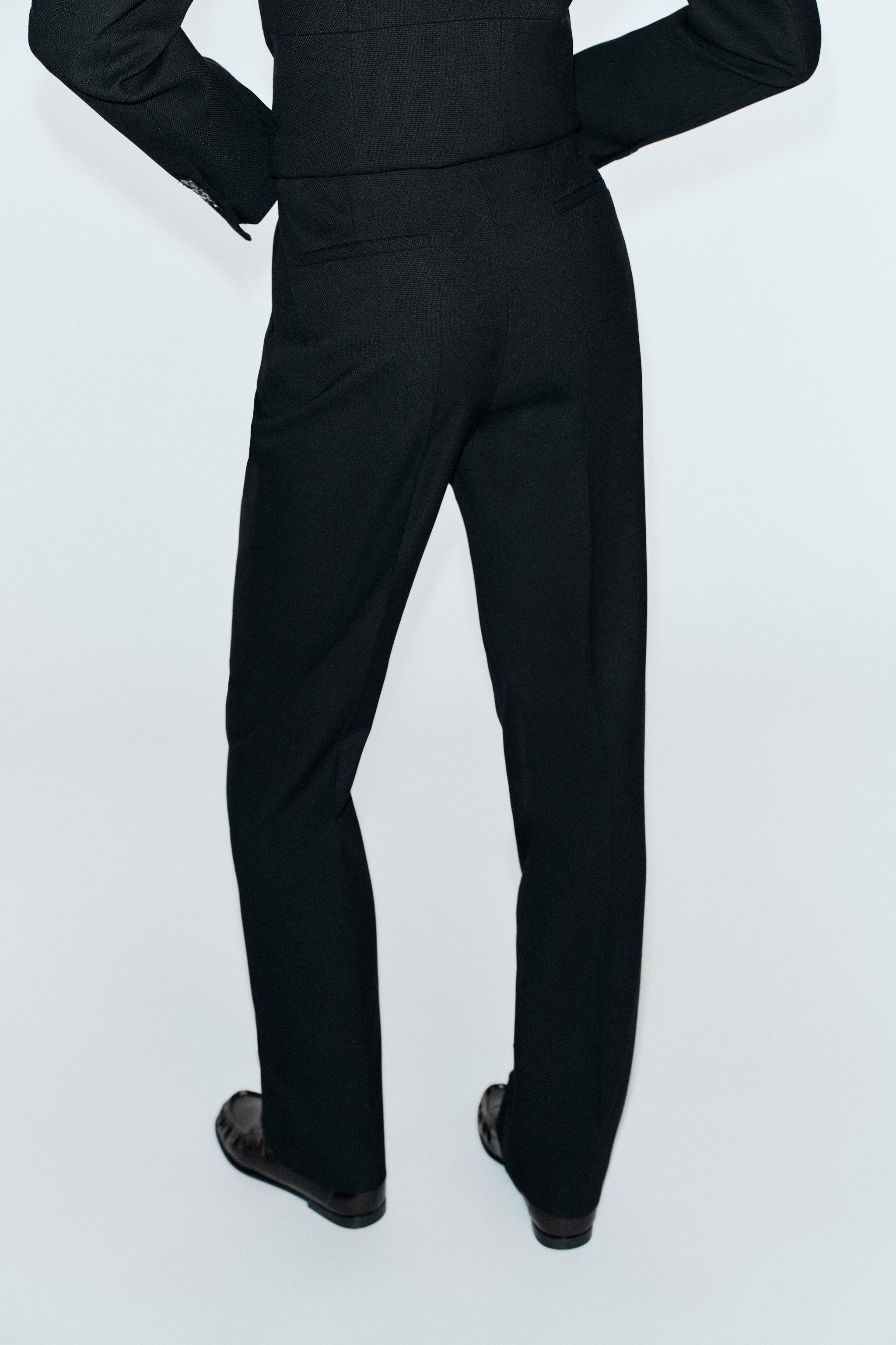 PANTALON DROIT TAILLE HAUTE