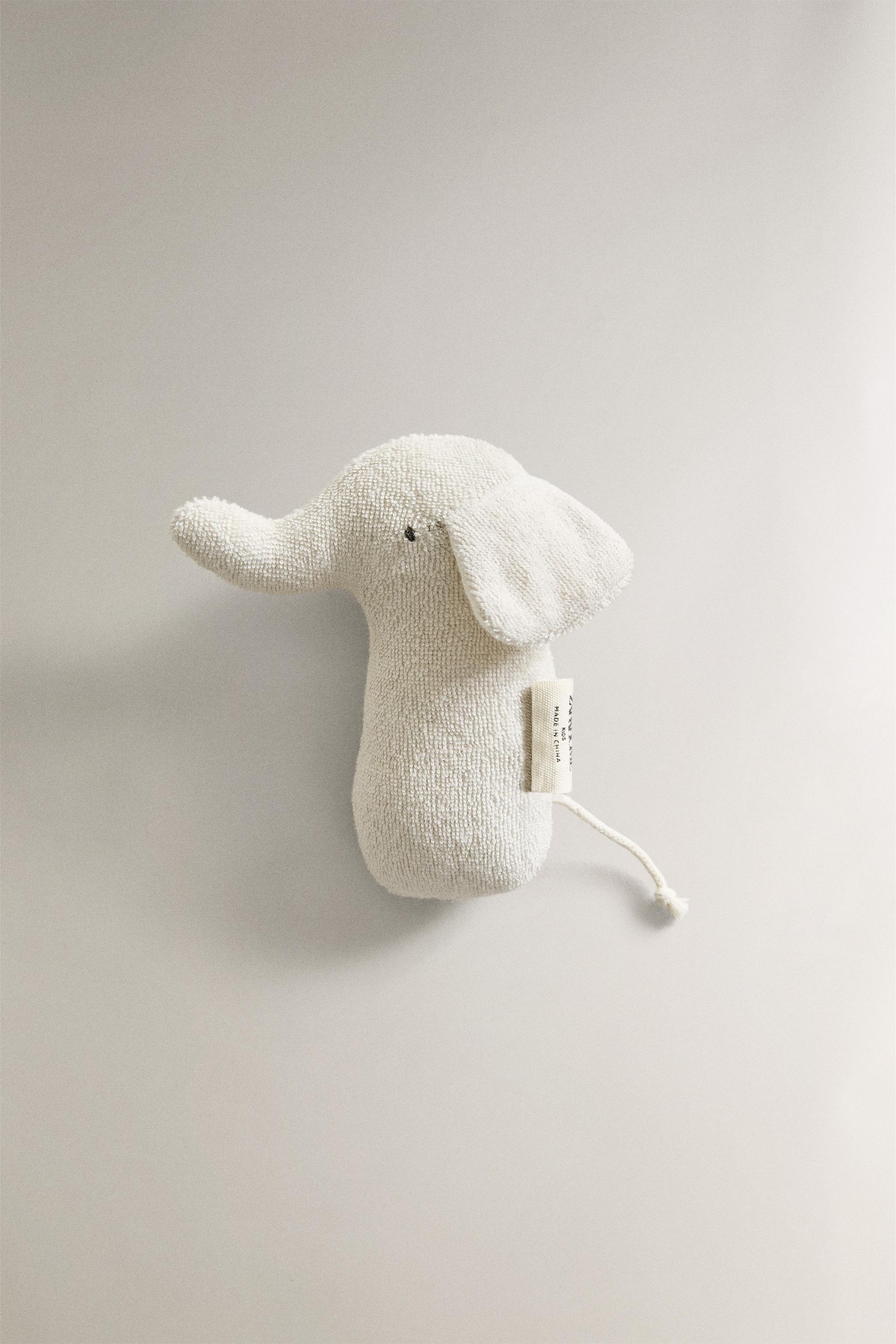 PELUCHE ENFANT HOCHET ÉLÉPHANT