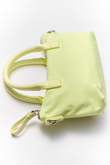 NYLON CROSSBODY BAG - Yellow by Zara