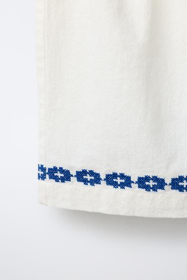 4-10 AÑOS/ PIJAMA BORDADOS - Crudo / Vigoré de Zara