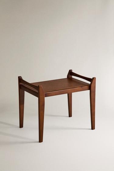 SMALL WOODEN BENCH - Brown by Zara - Image 1