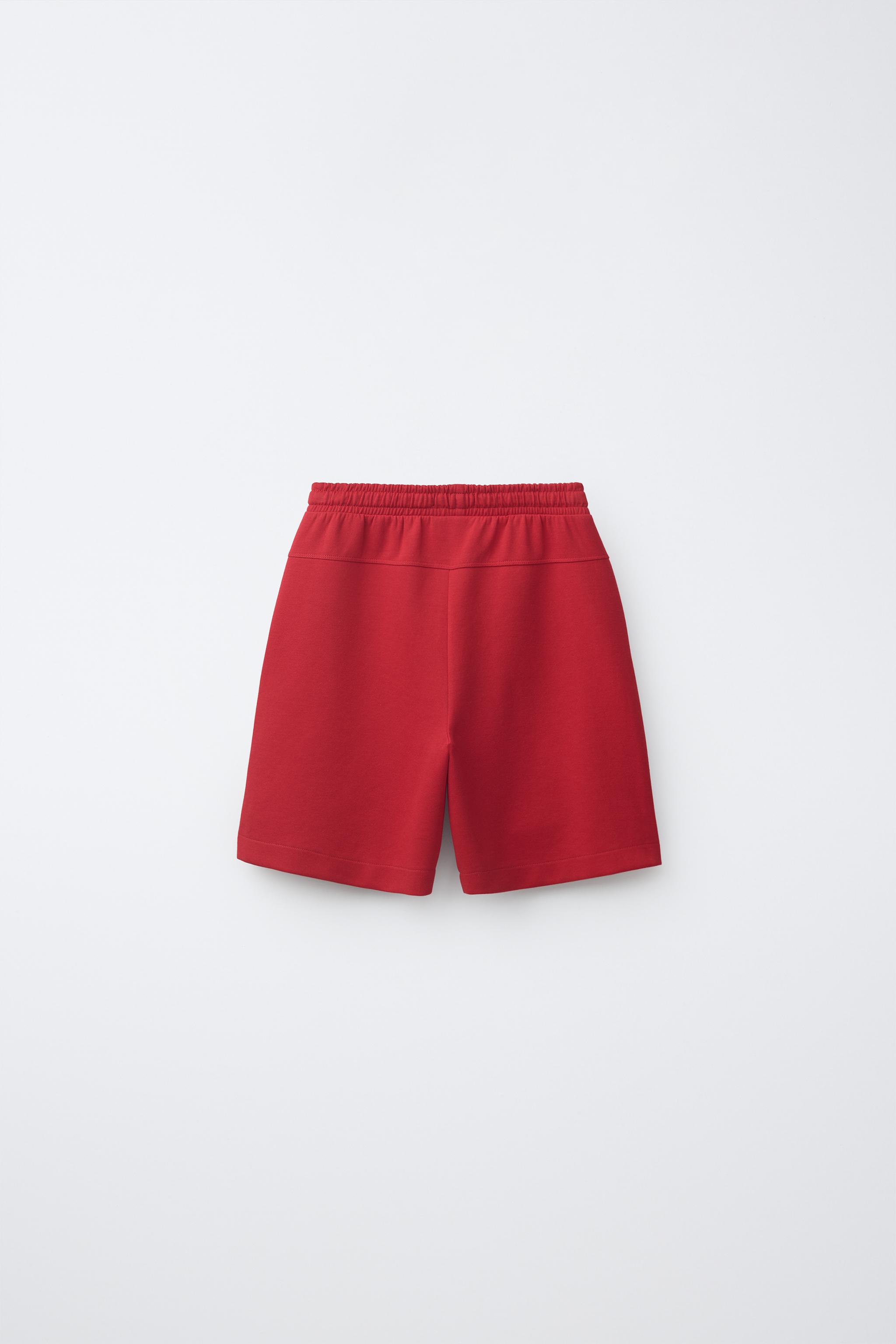 Детские шорты Zara INTERLOCK ATHLETIC SHORTS — фото 3