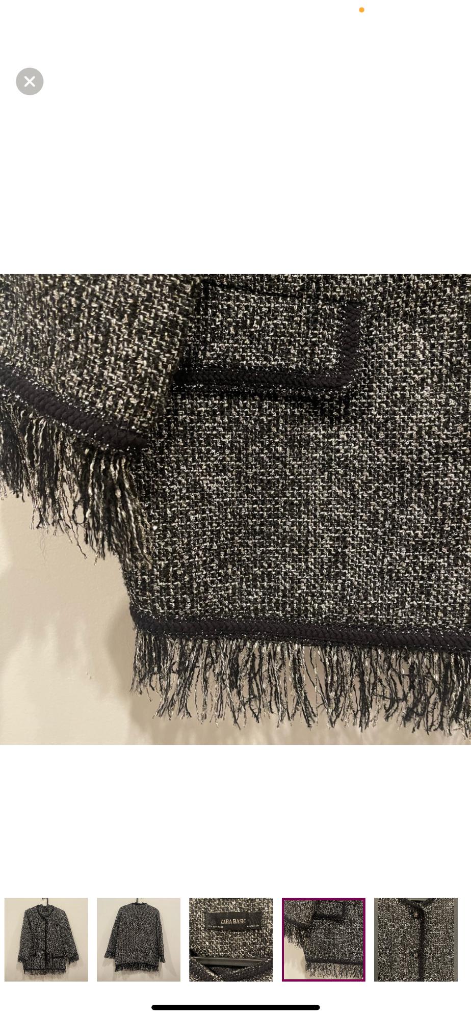 TWEED JACKET WITH METALLIC THREAD - Image 5