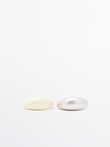 Pack anillo esmaltado - Plata de Zara