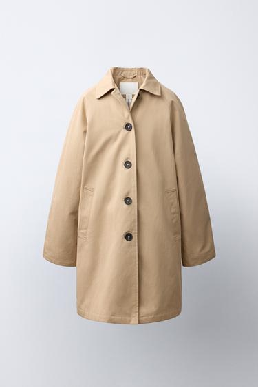 QUILTED LINING TRENCH COAT - Beige by Zara - Image 0