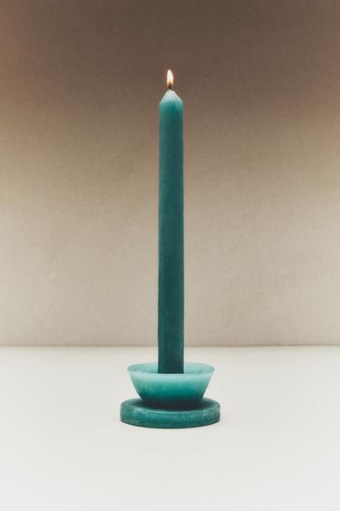 BOUGIE DÉCORATIVE BASE - Bleu de Zara - Image 5
