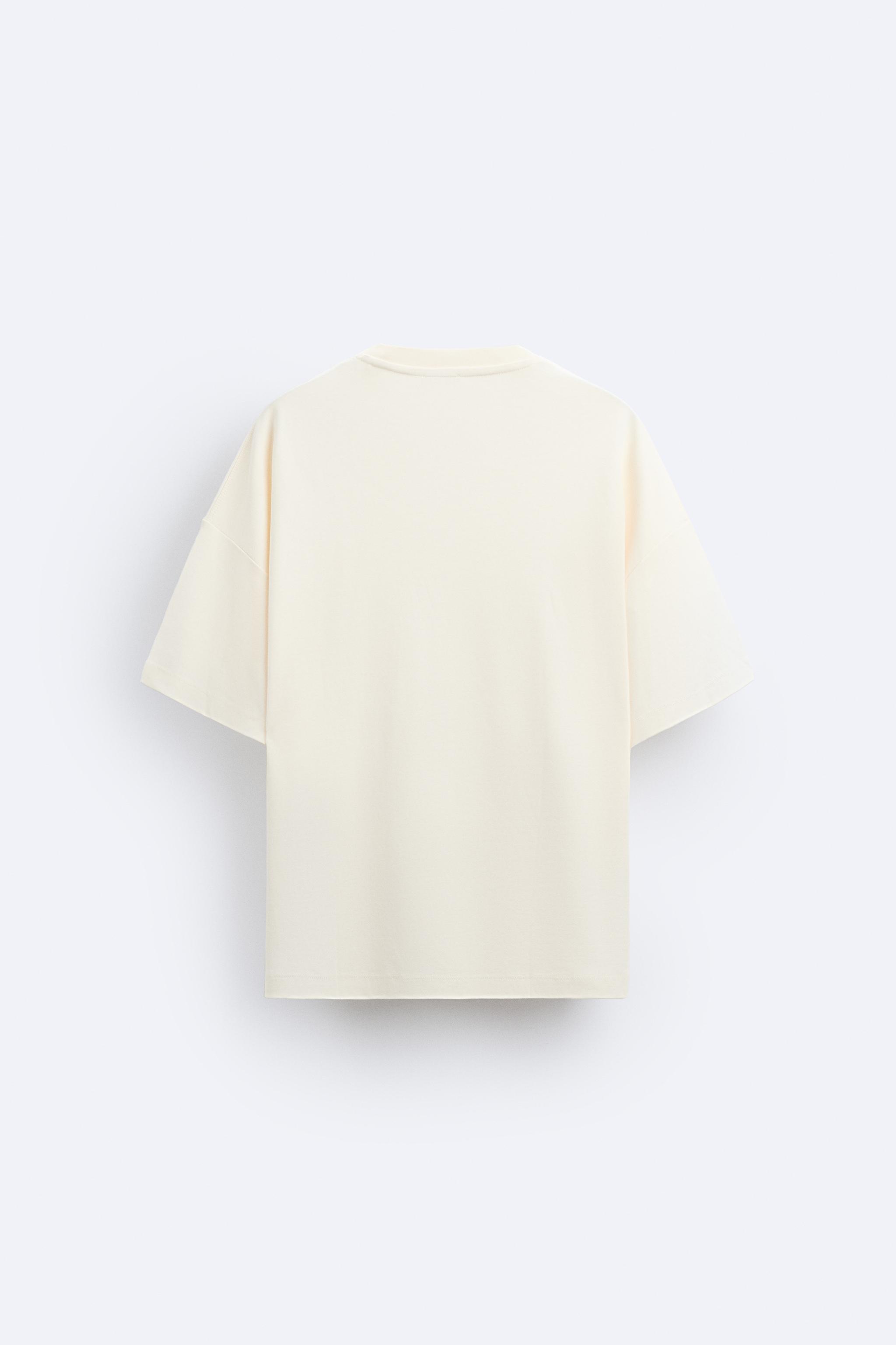 テキストプリント Tシャツ - オフホワイト | ZARA Japan / 日本