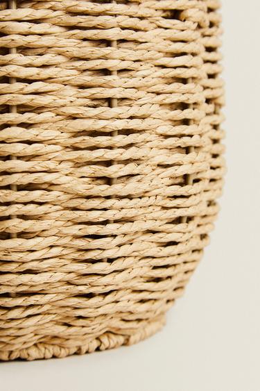 PAPELERA BAÑO TAPA EXTRAÍBLE - Beige claro de Zara