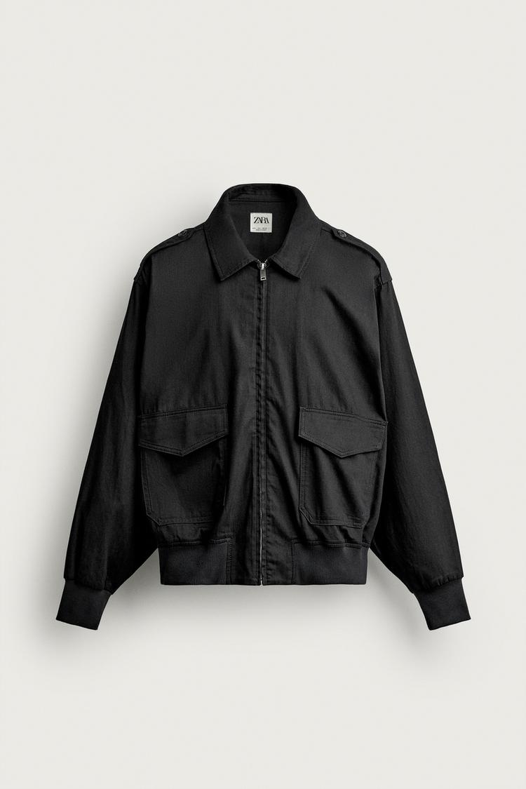 RELAXED FIT JACKET WITH TABS