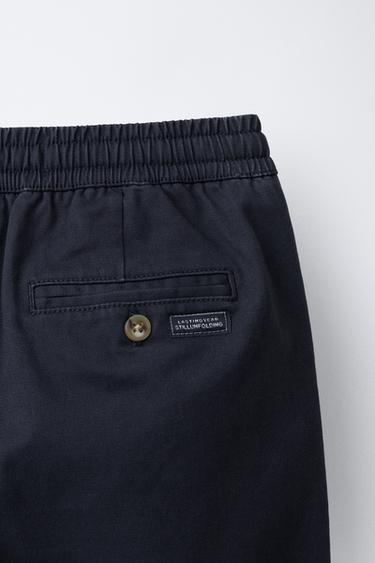 PANTALON CHINO BASIQUE - Bleu marine foncé de Zara - Image 3
