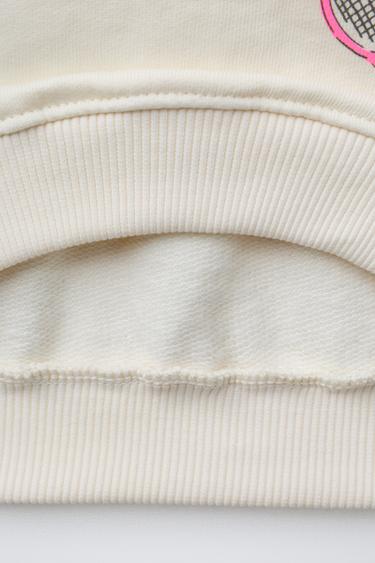 SWEAT IMPRIMÉ - Écru de Zara - Image 3