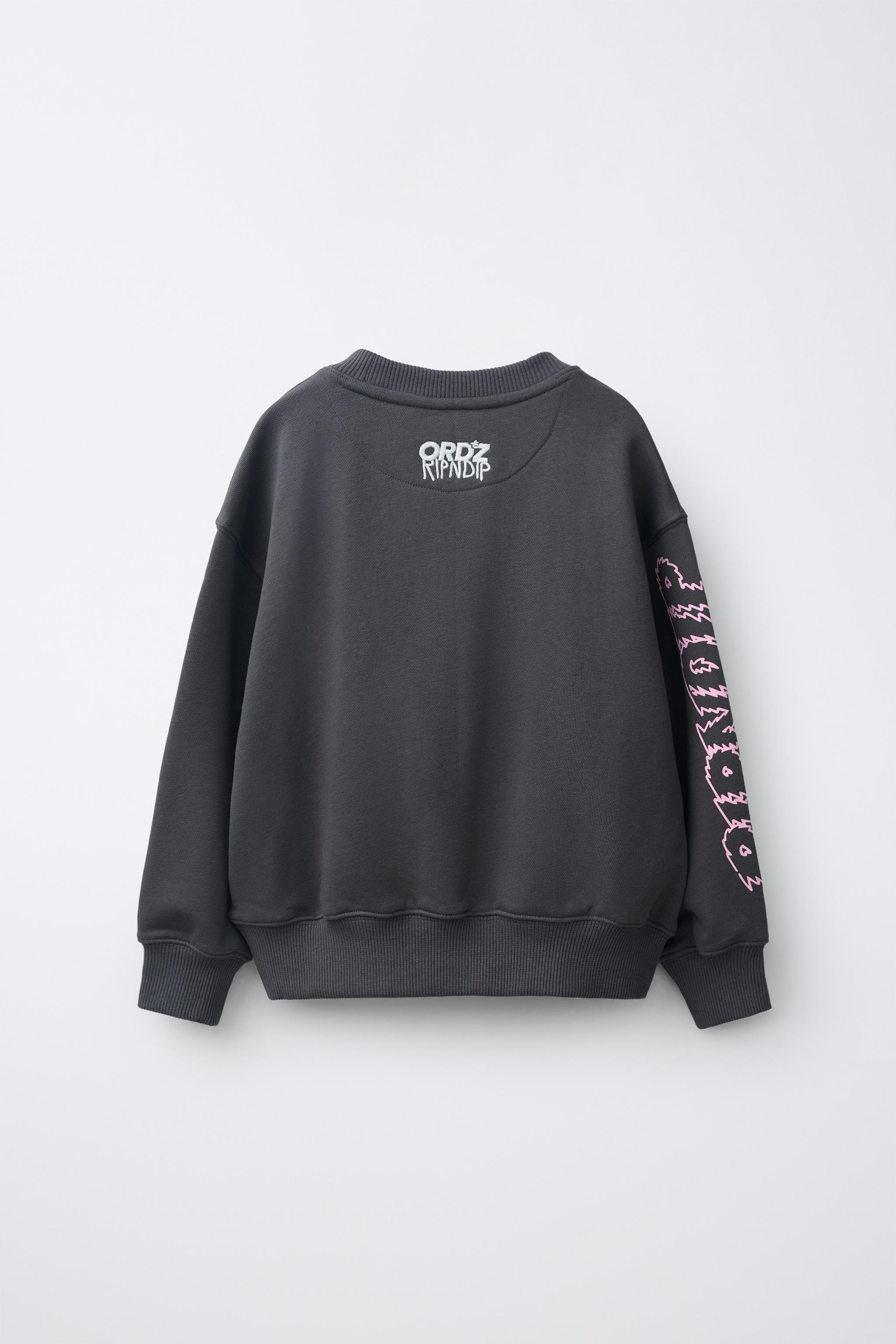 SWEAT À IMPRIMÉ LOGO RIPNDIP © X ZARA KIDS