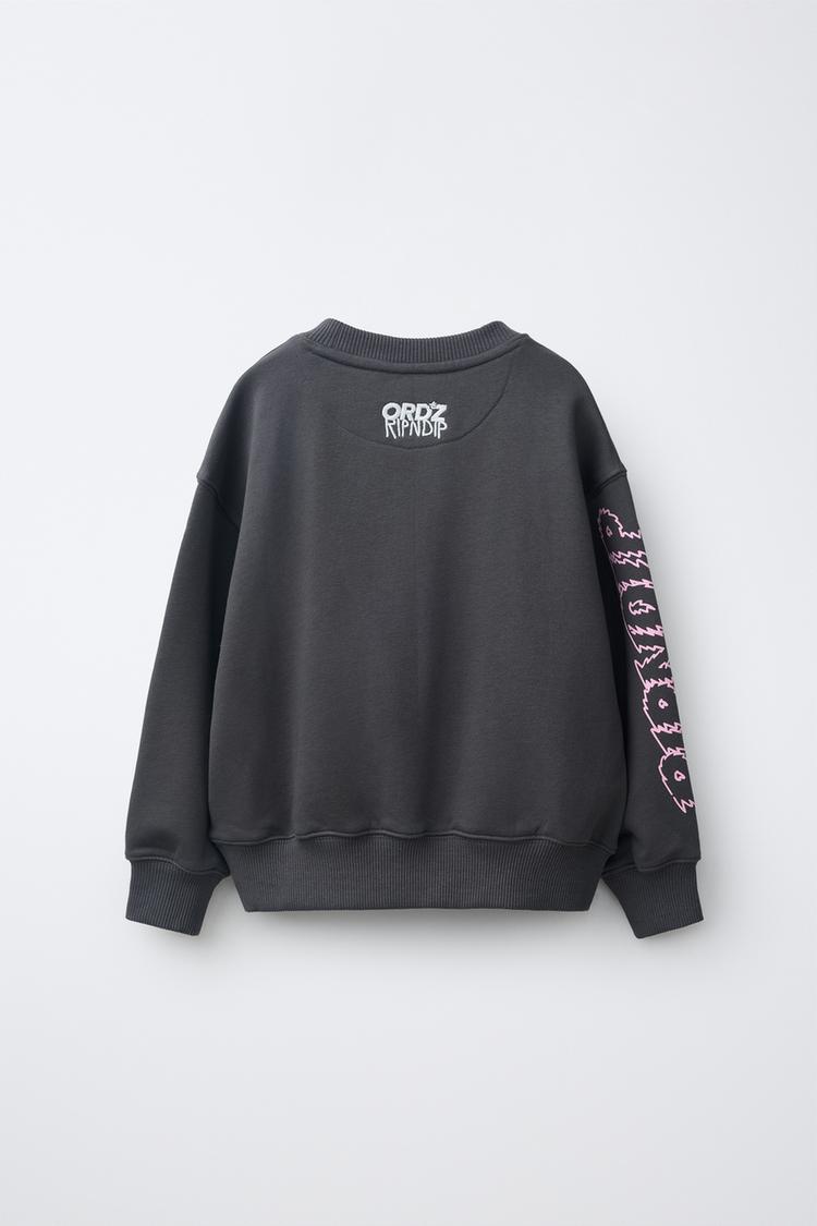 RIPNDIP © X ZARA KIDS Sudadera con logo 2