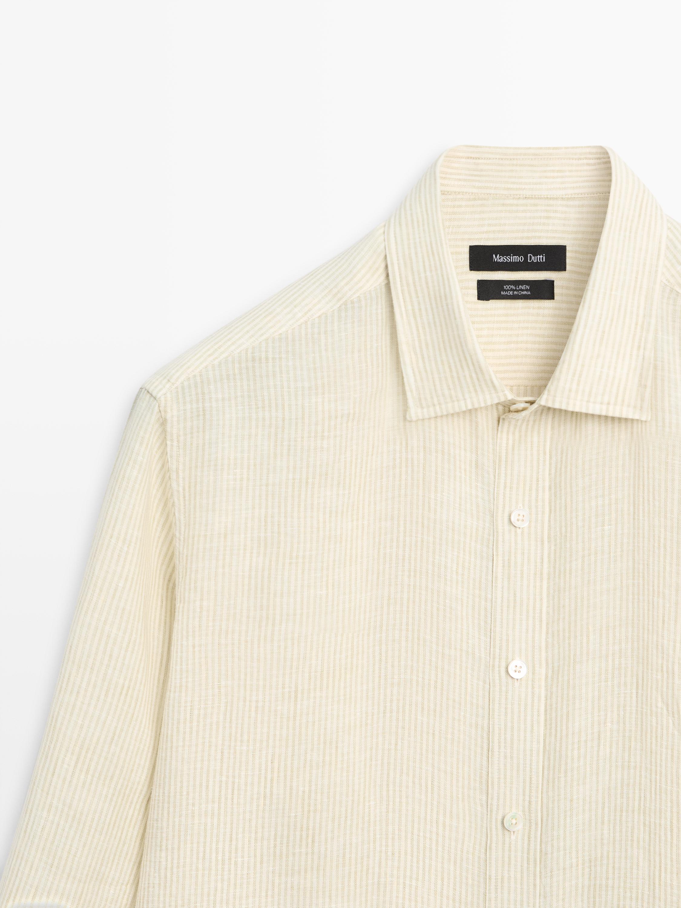100% linen shirt