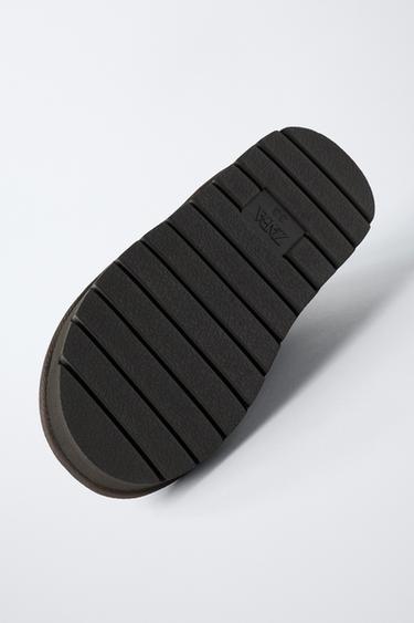 BOTTINES DOUBLÉES - Marron de Zara - Image 7