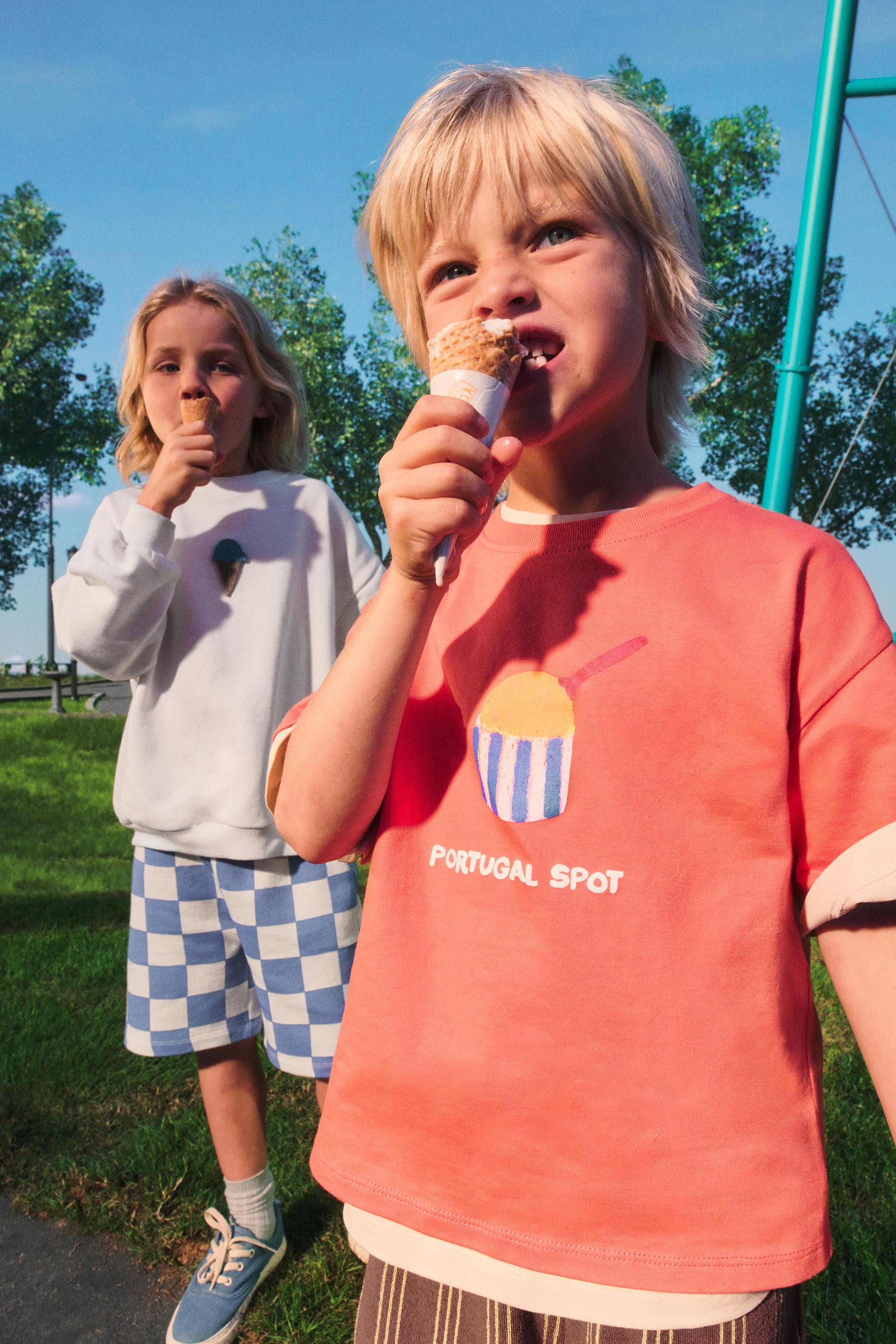 CROCHET ICE CREAM SWEATSHIRT