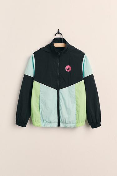 سترة واقية من المطر خفيفة COLOR BLOCK ZARA X BODY GLOVE ® - أسود by Zara