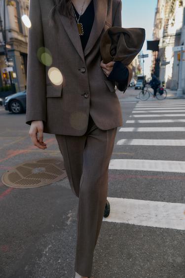 BLAZER OUVERTURE DOS - Marron de Zara - Image 3