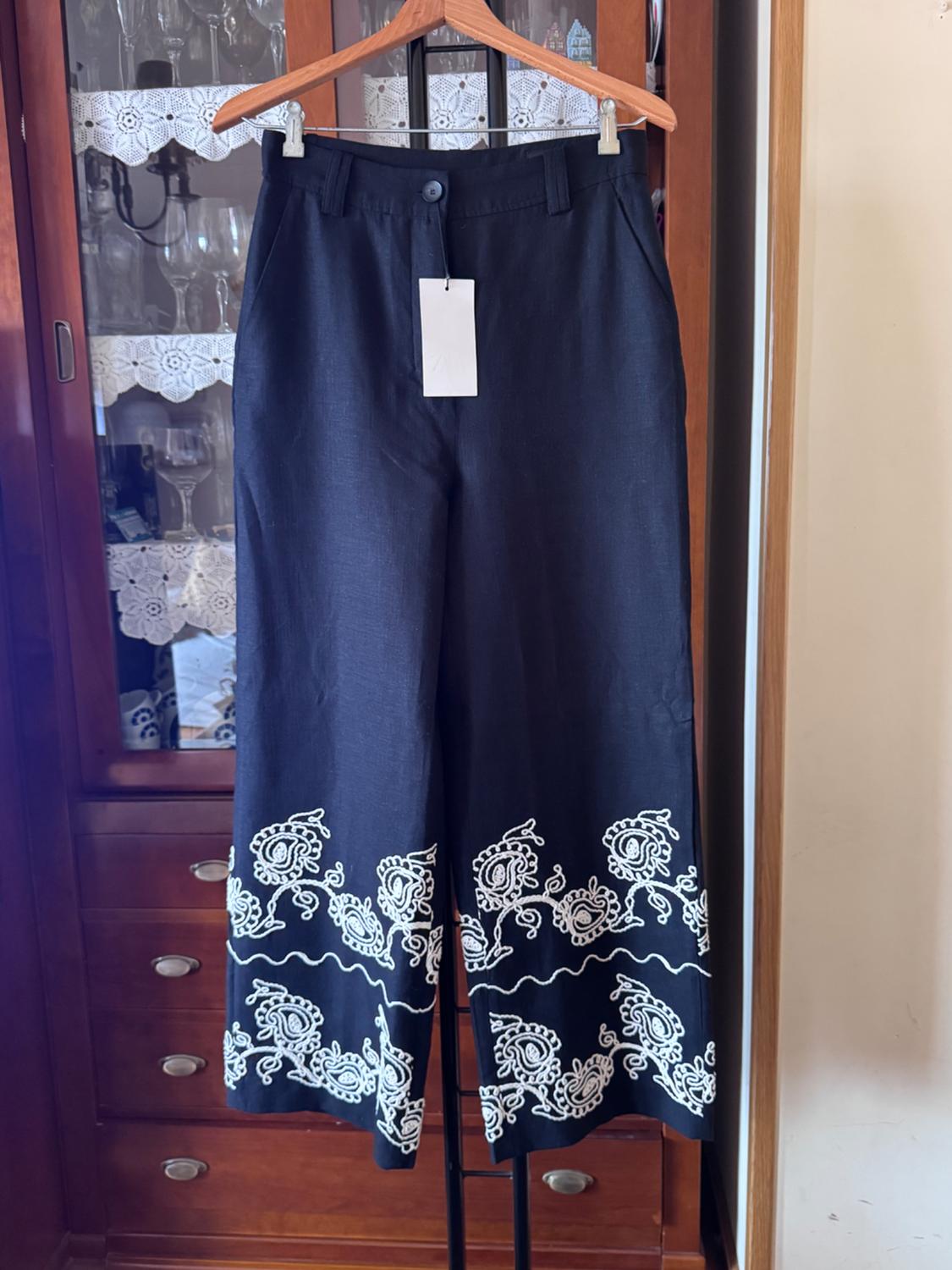 ZW COLLECTION EMBROIDERED CULOTTES - Image 2