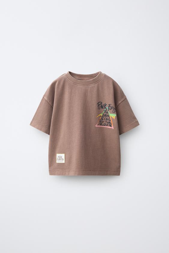 PINK FLOYD ©™ PRINT T-SHIRT - Brown de Zara - Imagen 0