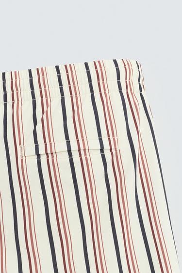 STRIPED MID-LENGTH SWIMMING TRUNKS - various by Zara - Image 3