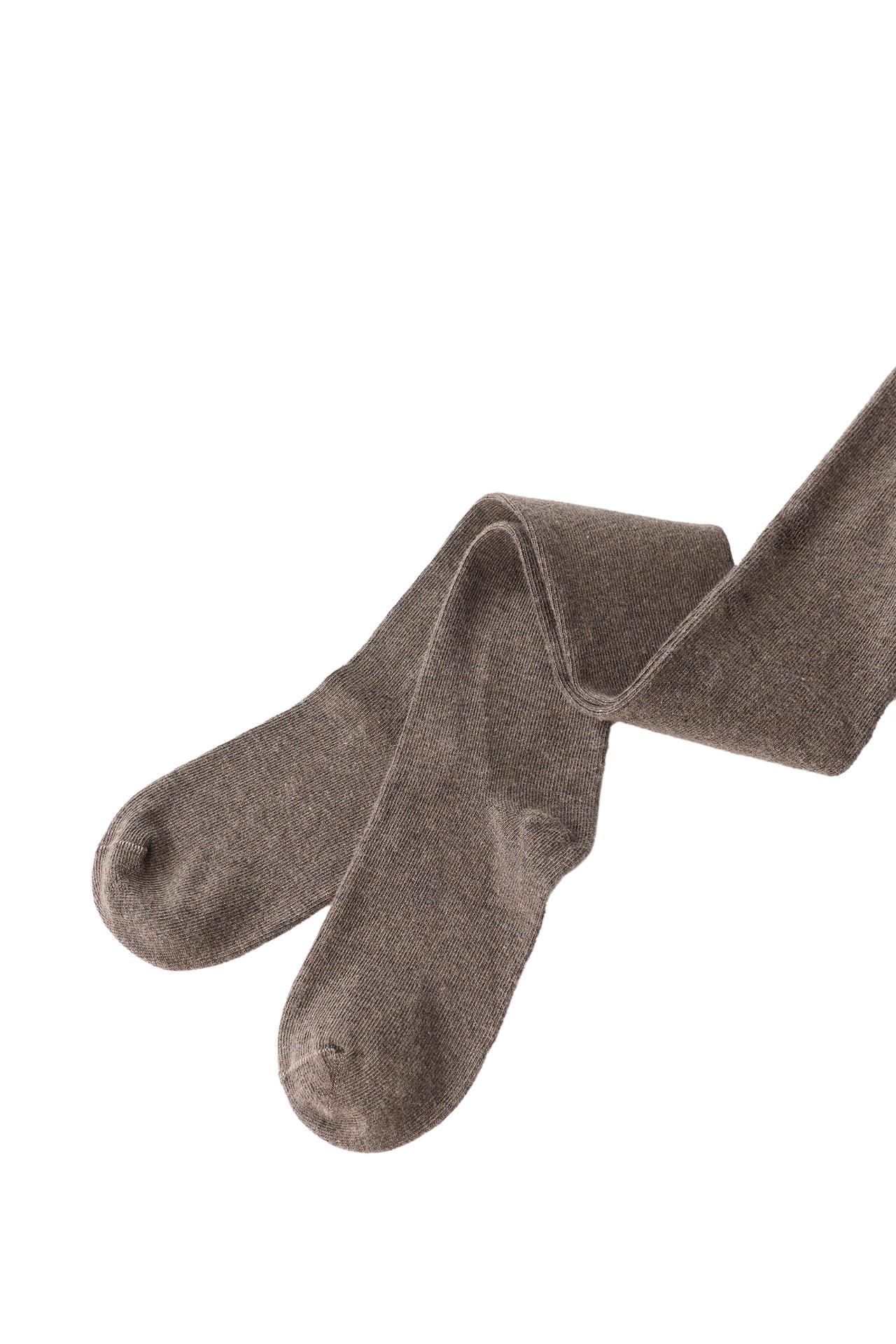 TWO-PACK SOLID TIGHTS — Light beige