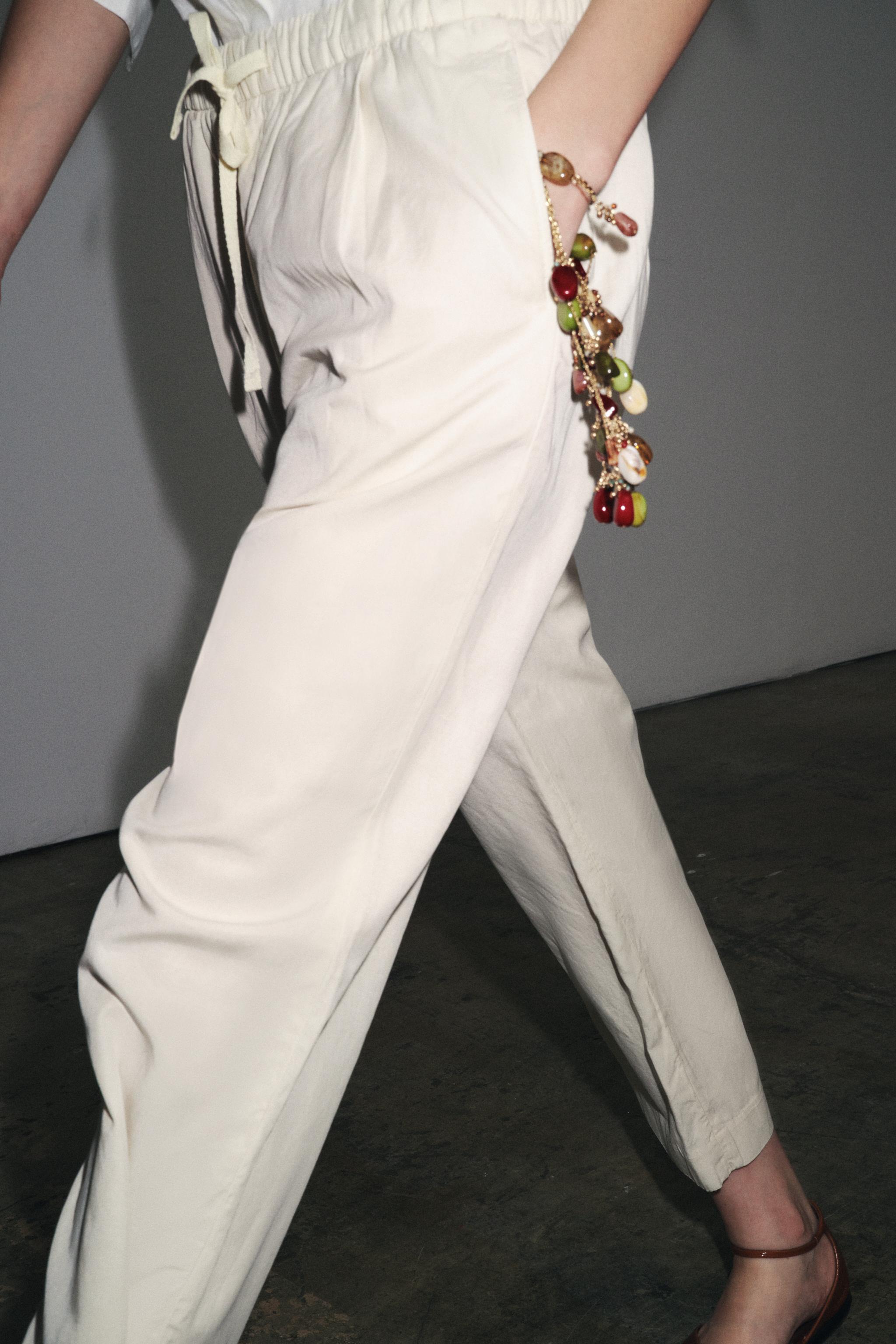 ZW COLLECTION WIDE LEG JOGGER PANTS