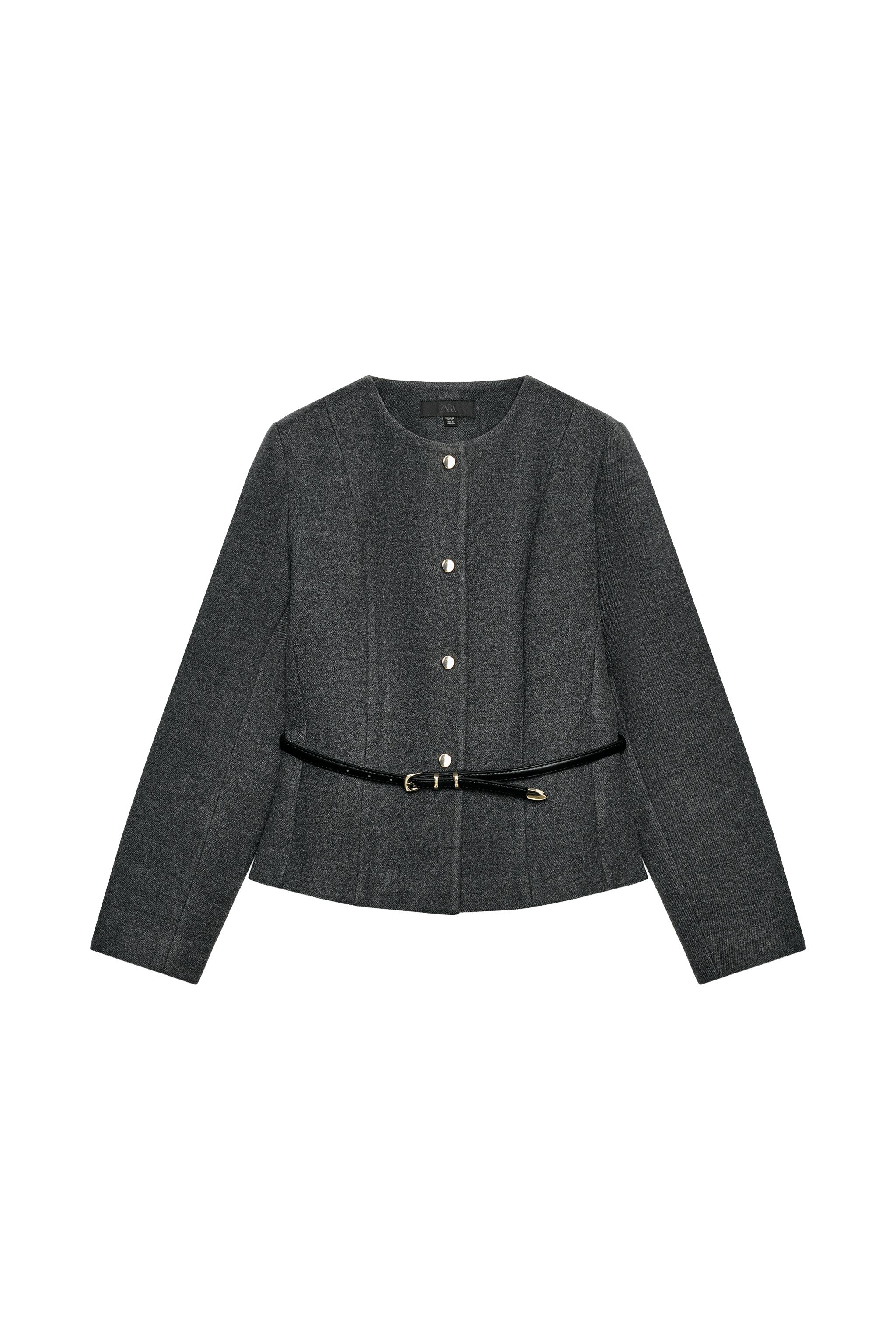 CHAQUETA SOFT CINTURÓN