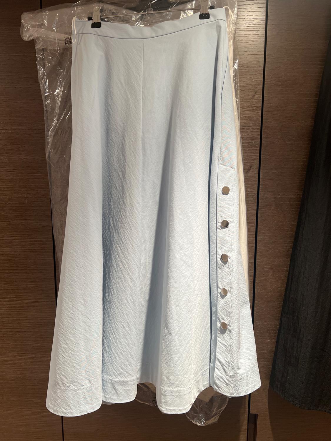 ZW COLLECTION FLARED BUTTON SKIRT - Image 3