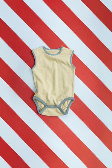 ZARA TIMELESS - LOT DE TROIS BODYS DÉTAIL LISERÉS CONTRASTÉS - Multicolore de Zara