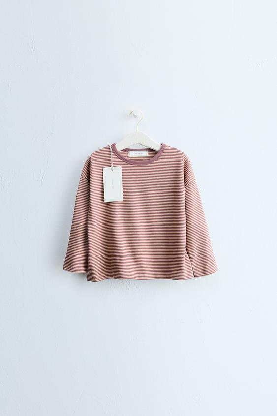ZARA TIMELESS - STRIPE PRINT T-SHIRT - Coral pink by Zara - Image 0