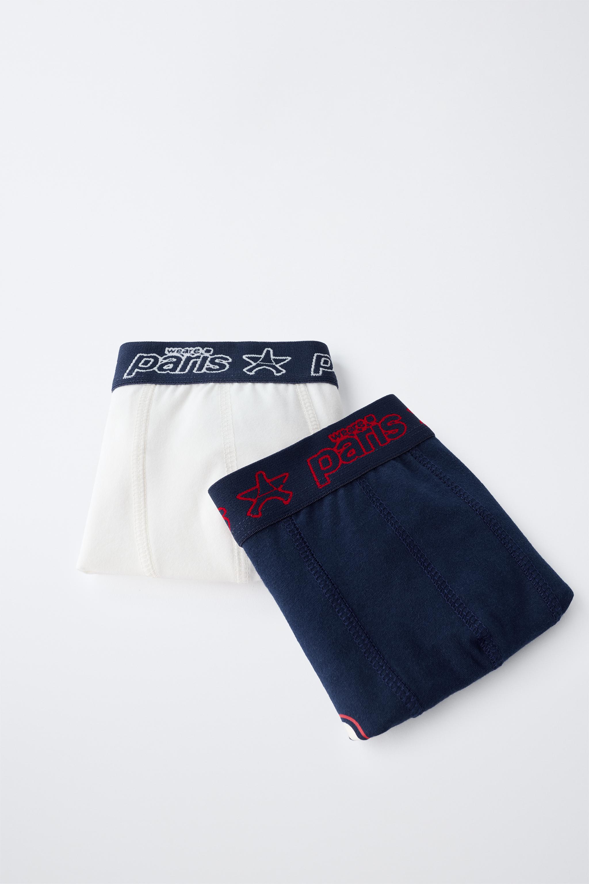 6 ANS/ LOT DE DEUX BOXERS PSG